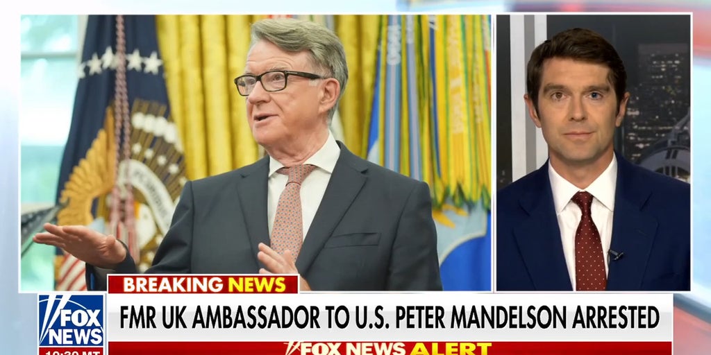 Former UK ambassador arrested over alleged Epstein ties