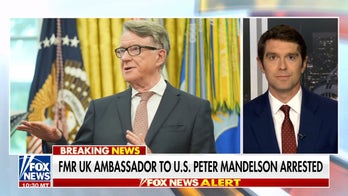 Former UK ambassador arrested over alleged Epstein ties