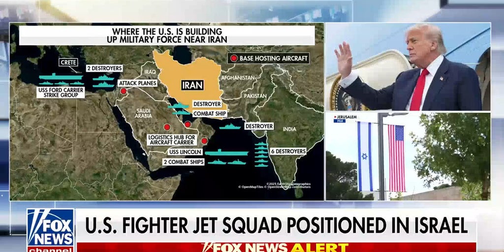 President Trump says he has not made up his mind to use military force against Iran