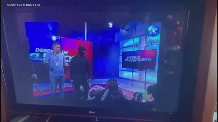 Gunmen take over TV studio during live broadcast