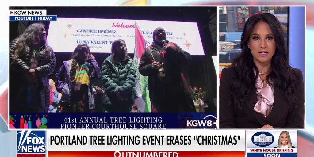 Portland 'tree lighting' speaker sparks outrage with pro-Palestinian message