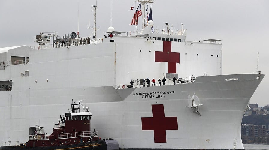First patients expected to board USNS Comfort in New York Harbor