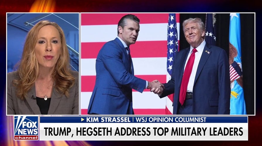 Hegseth addresses the generals 