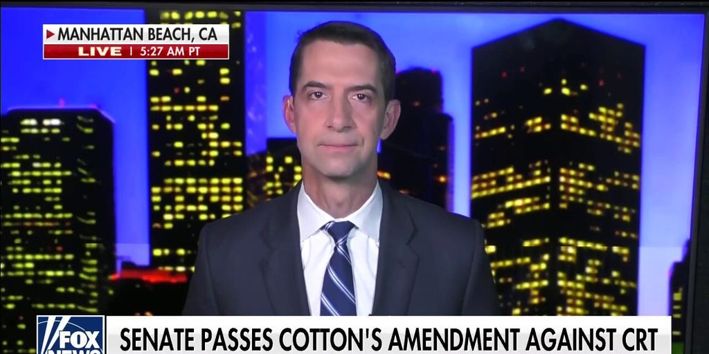 Sen. Tom Cotton: Democrats Will Have To Answer For Support Of CRT | Fox ...