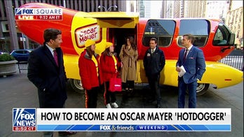 Oscar Mayer Wienermobile stops at FOX Square