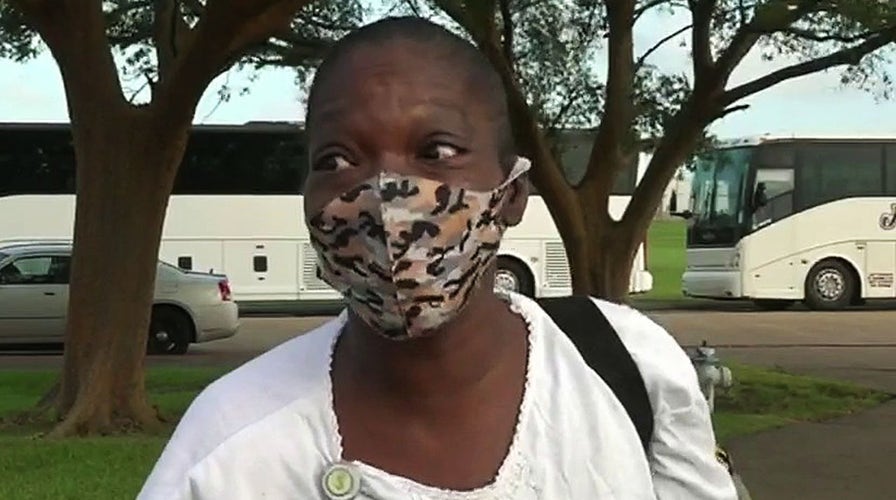 Port Arthur, Texas residents evacuate ahead of Hurricane Laura