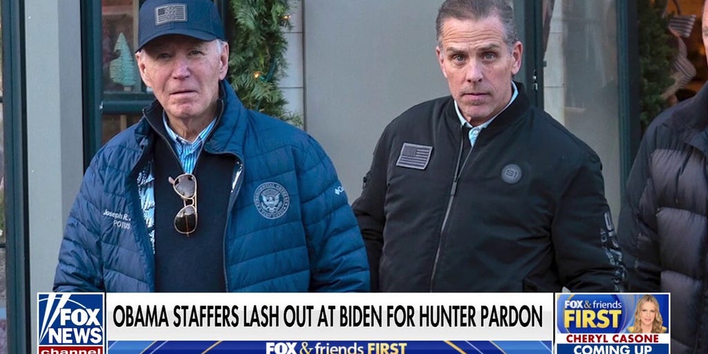 Former Obama staffers lash out over Hunter Biden's pardon