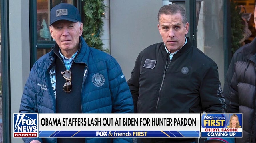 Former Obama staffers lash out over Hunter Biden's pardon