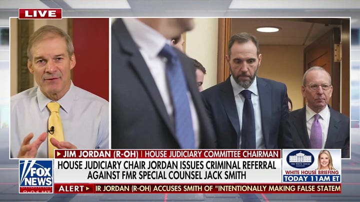 Jim Jordan on Jack Smith criminal referral: 'He definitely misled us'