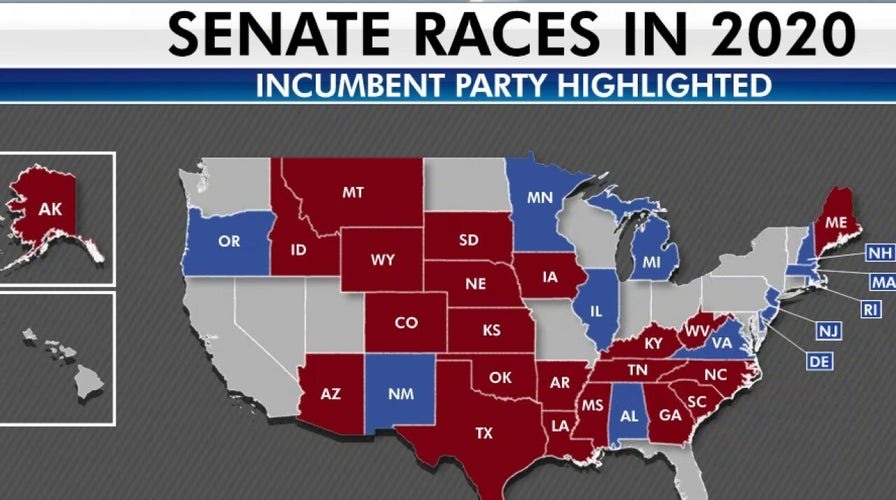 The Republicans' Senate majority at risk