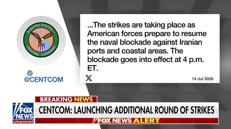 BREAKING: US launches fourth straight night of strikes in Iran, CENTCOM says