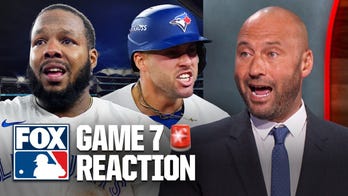 BLUE JAYS WORLD SERIES BOUND 🚨 Derek Jeter, A-Rod & Big Papi react to EPIC ALCS Game 7