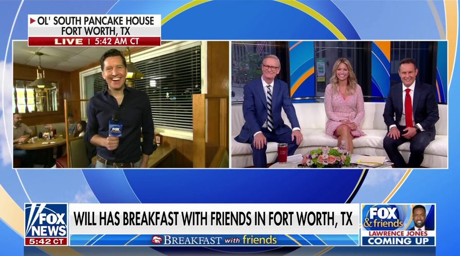Will has Breakfast with Friends in Forth Worth, Texas