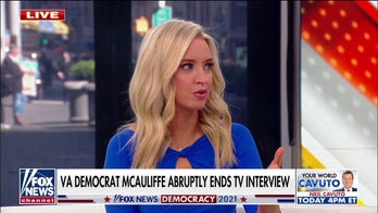 McEnany on McAuliffe abruptly ending interview: Dems 'can't handle it' when media asks tough questions