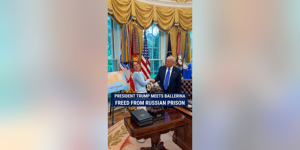 President Trump welcomes Ksenia Karelina, the American ballerina freed from a Russian prison, to the White House