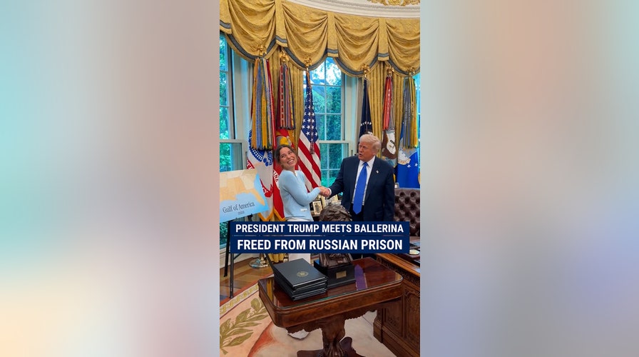 President Trump welcomes Ksenia Karelina, the American ballerina freed from a Russian prison, to the White House