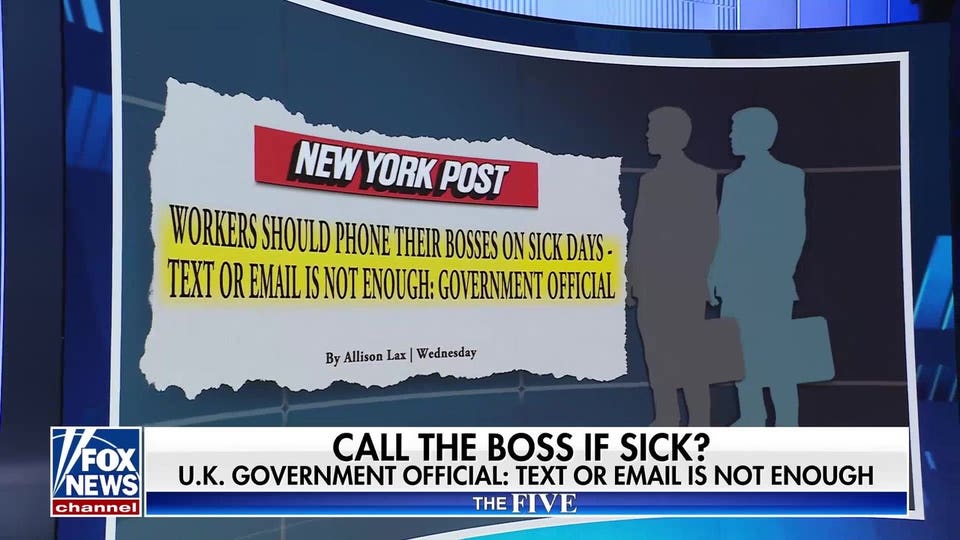 Calling in sick: Text or call?
