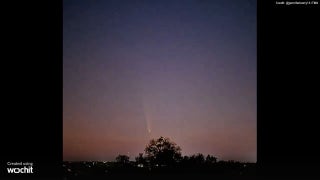 Comet lights up night sky in Texas - Fox News