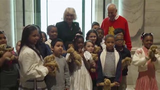 Queen Camilla reads to children in NYC