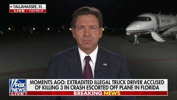 Gov. Ron DeSantis says the response to illegal migrant accused of killing 3 in crash is 'robust'