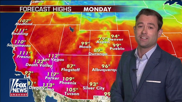 National forecast for Monday, September 7