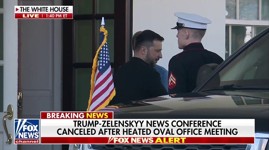 Zelenskyy leaves White House after being 'kicked out' after heated meeting
