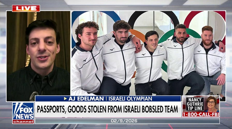 Israeli bobsled skipper  connected  overcoming squad  robbery earlier  archetypal  Olympics