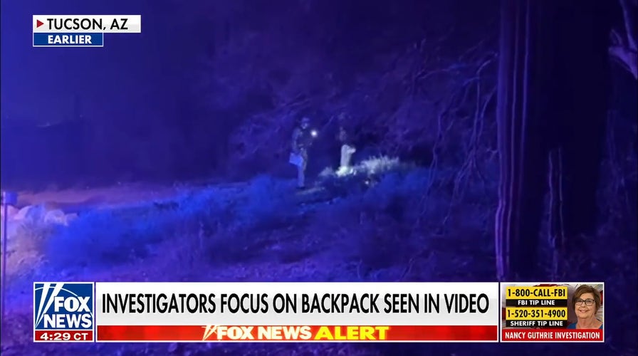 Forensic team seen searching brush near Nancy Guthrie's home