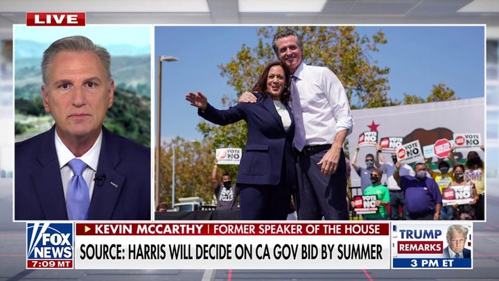 GOP will take California governorship if Kamala Harris is Democrat nominee, Kevin McCarthy predicts