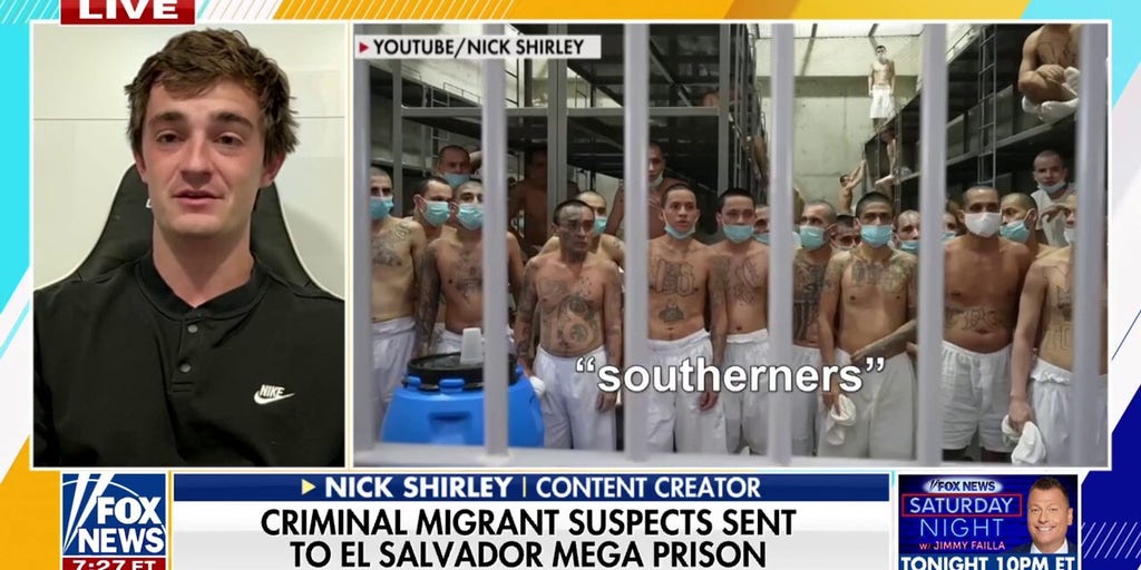 Content creator gets rare access inside El Salvador prison housing deported migrants