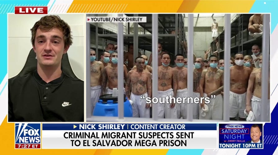 Content creator gets rare access inside El Salvador prison housing deported migrants