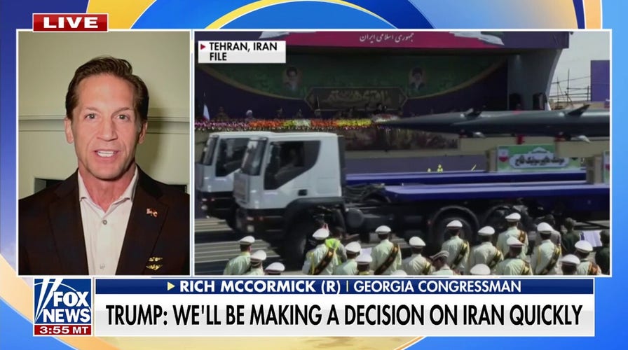 Rep. McCormick praises Trump admin's nuclear talks with Iran: 'Great step in the right direction'