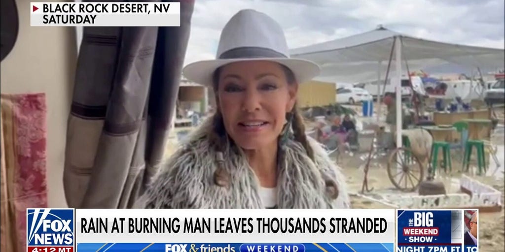 Burning Man hit with unexpected rains, trapping thousands of festival