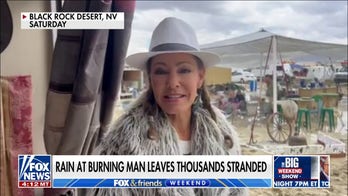 Burning Man hit with unexpected rains, trapping thousands of festival-goers