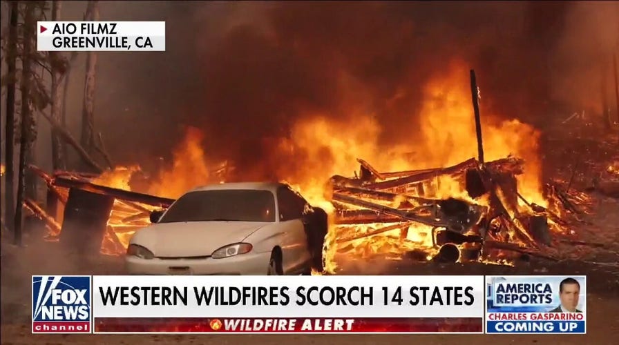 Firefighters prepare for sweltering weekend as wildfires scorch California, Oregon