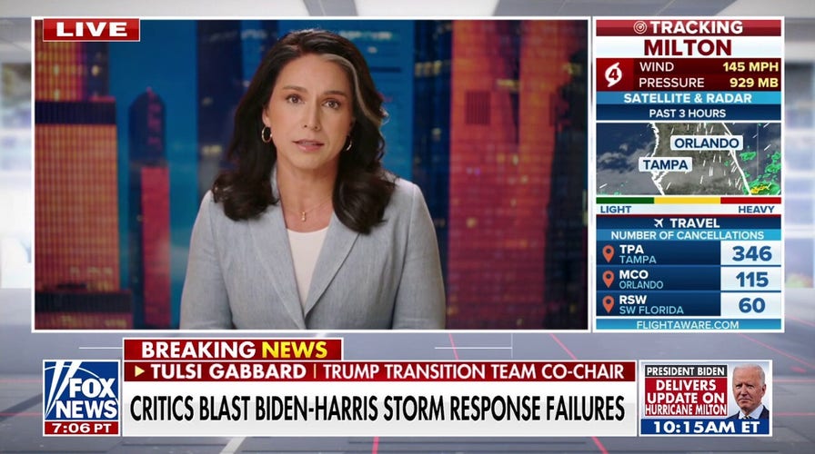 FEMA is more focused on bureaucracy than helping impacted Americans: Tulsi Gabbard