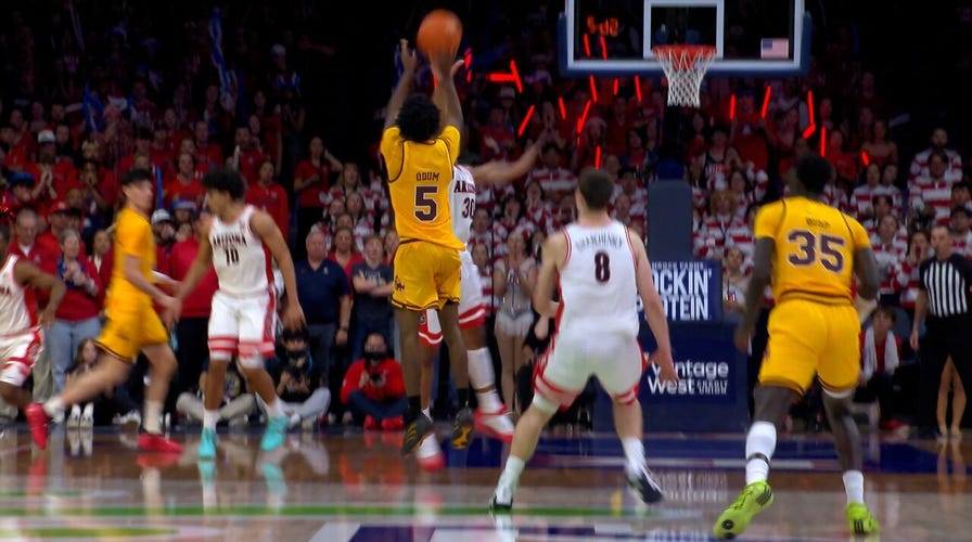 Arizona State's Moe Odum drills DEEP 3 and draws foul for 4-point play vs. Arizona