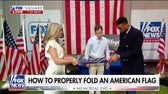How to properly fold an American flag
