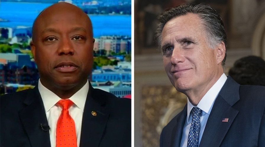 Sen. Scott addresses Mitt Romney's decision to convict Trump