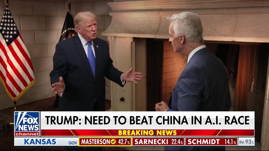 Trump warns AI race is 'biggest thing' in hundreds of years