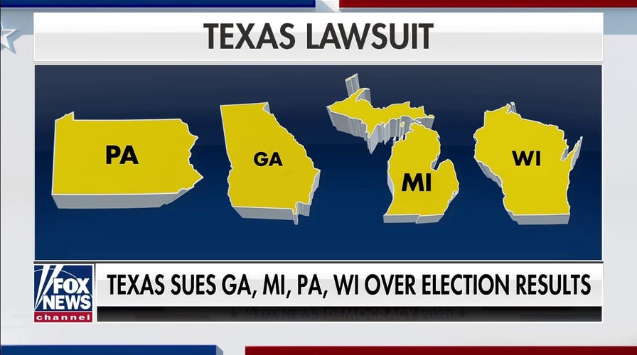 Texas files lawsuit challenging election results in four other states