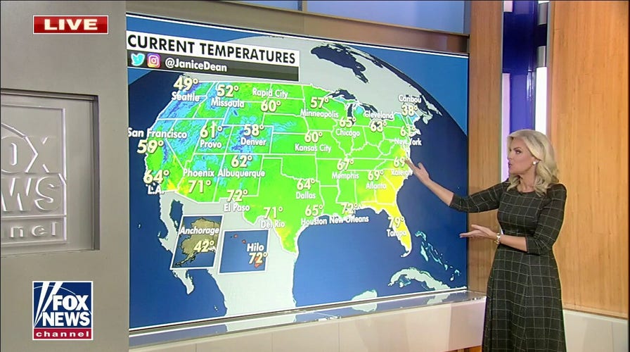 National weather forecast for October 6