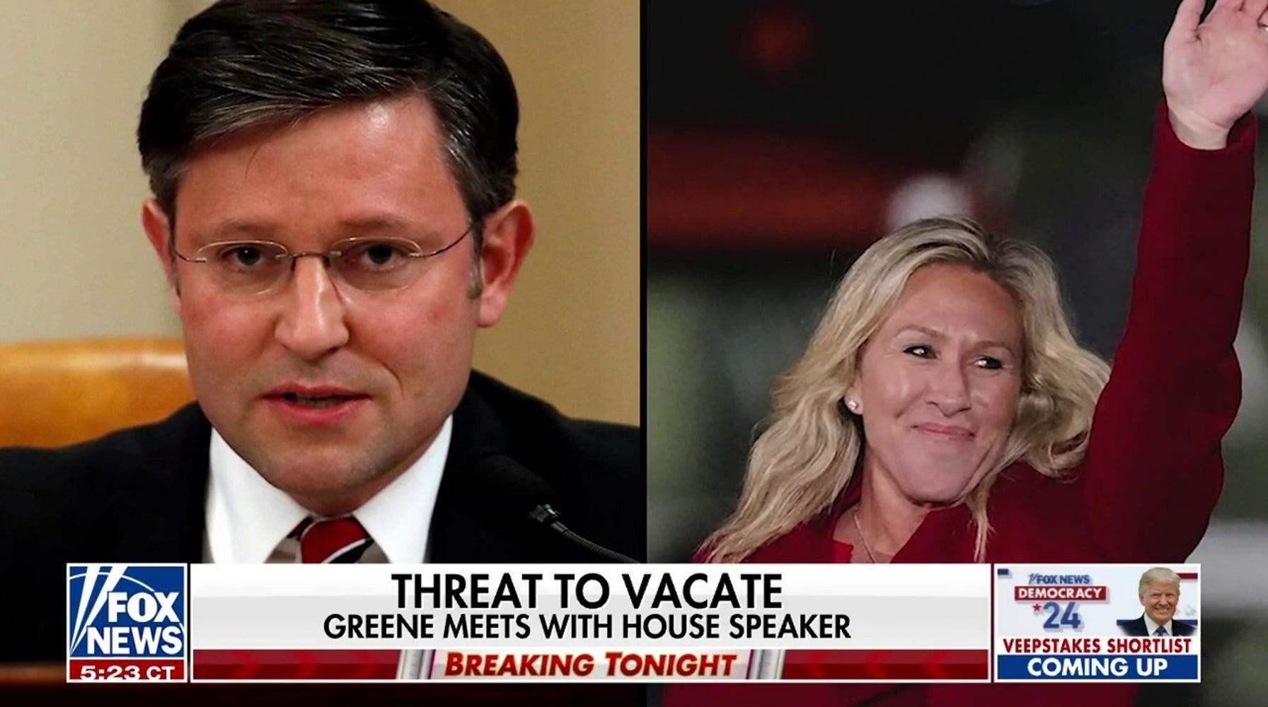 Greene and Massie Back Off Threat to Oust Speaker Johnson