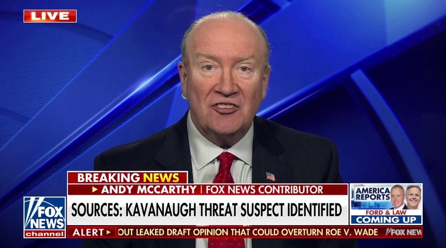 Andy McCarthy calls out hypocrisy on Jan 6. riot vs SCOTUS protests