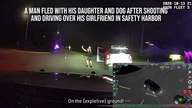 Boyfriend accused of shooting girlfriend, mowing her down with car with child inside