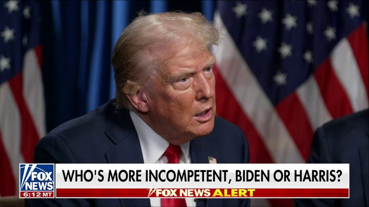 Trump on who's 'more incompetent' — Biden or Kamala Harris