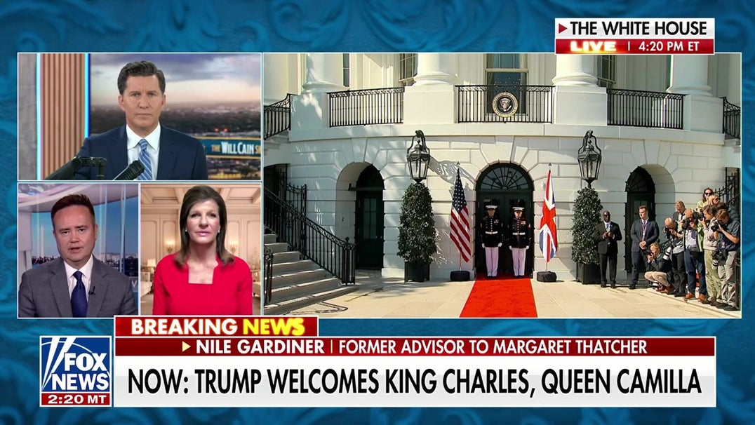 Trump, first lady welcome King Charles III, Queen Camilla to White House