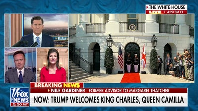 Trump, first lady welcome King Charles III, Queen Camilla to White House