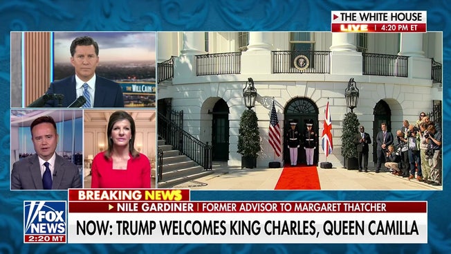 Trump, first lady welcome King Charles III, Queen Camilla to White House