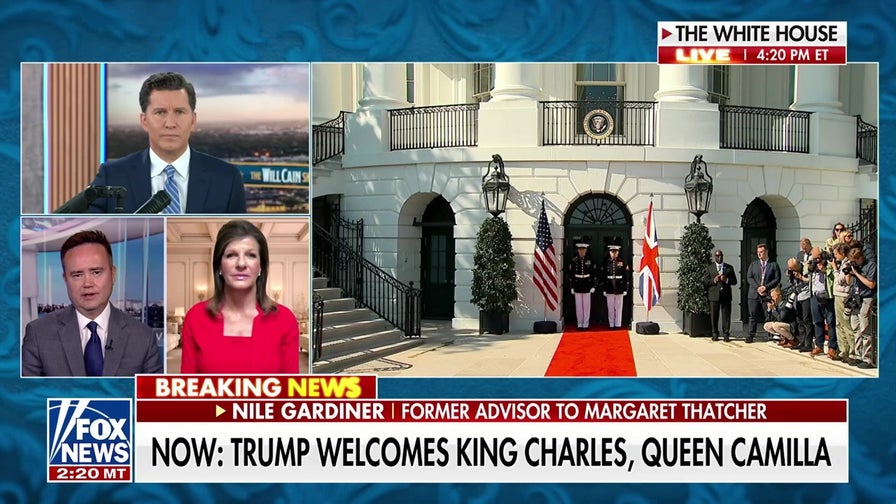 Trump, first lady welcome King Charles III, Queen Camilla to White House
